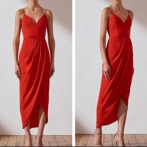 Shona Joy - CORE COCKTAIL DRESS - TOMATO
